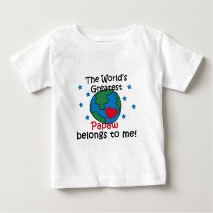 Best Papaw gehört mir Baby T-shirt