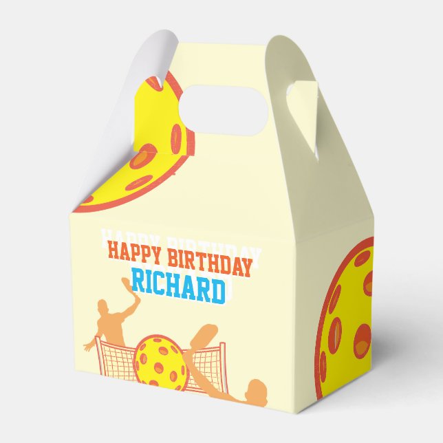 Best Pickleball Player Funny Birthday Party Geschenkschachtel (Vorderseite)