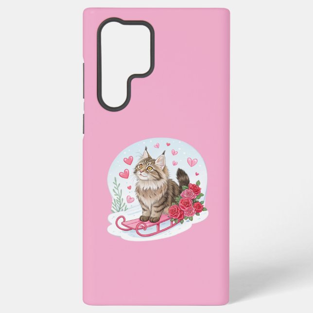 Best pink cover with cute puppy samsung galaxy hülle (Rückseite)