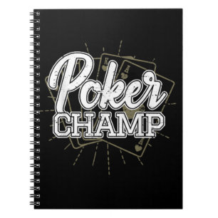 Best Poker Player Poker Cards Spiel Notizblock