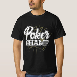 Best Poker Player Poker Cards Spiel T-Shirt