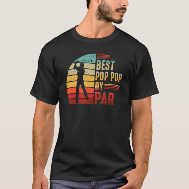 Best Pop Pop By Par Golf   Best Fathers Day Mens T-Shirt (Vorderseite)