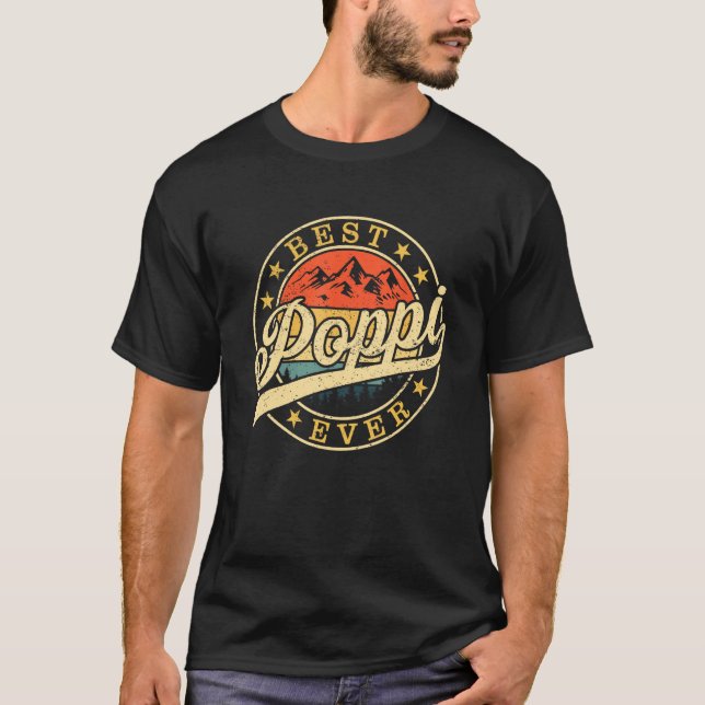 Best Poppi Ever   Grandpa Father s Day T-Shirt (Vorderseite)