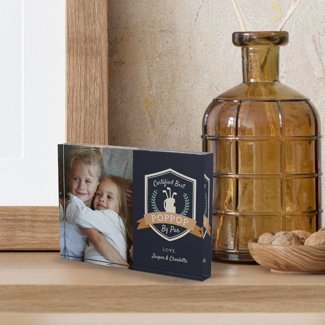 Best Poppop By Par | Golf Opa Fotoblock (Von Creator hochgeladen)