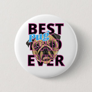 Best Pug Dad Ever Button