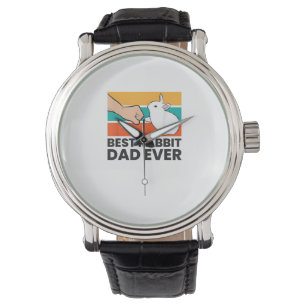 Best Rabbit Vater je Funny Rabbit Pater Rabbit Bu Armbanduhr