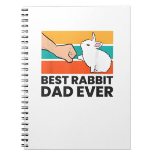 Best Rabbit Vater je Funny Rabbit Pater Rabbit Bu Notizblock