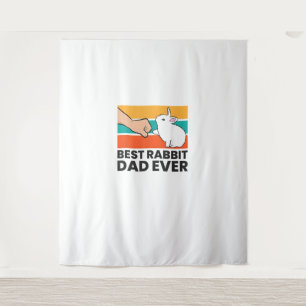 Best Rabbit Vater je Funny Rabbit Pater Rabbit Bu Wandteppich