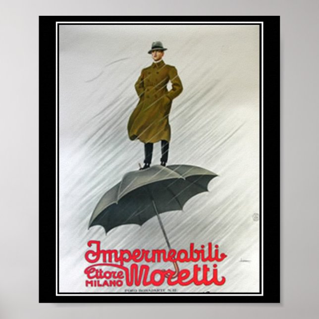 Best Raincoat Vintage Poster (Vorne)