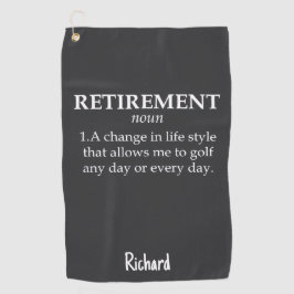 Best Retirement Gifts For Golfers Funny Retired Golfhandtuch