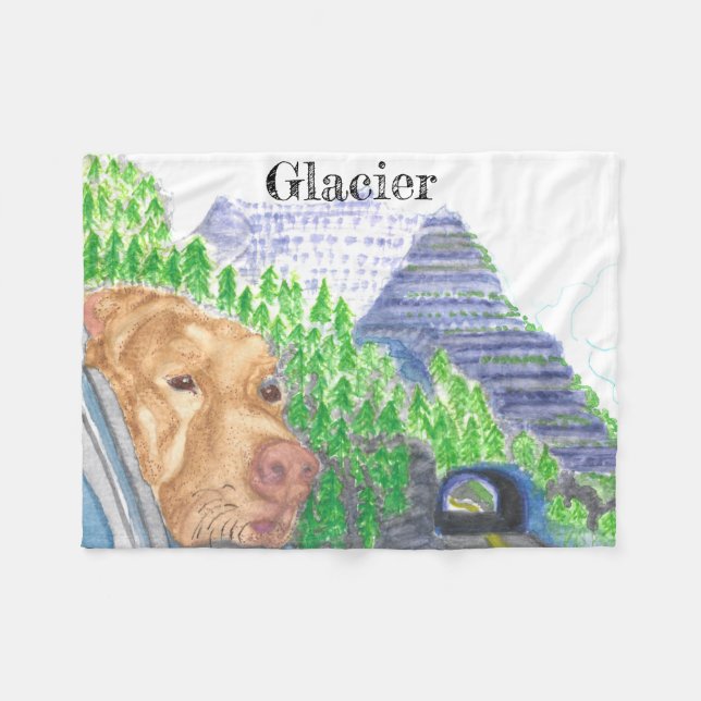 Best Ride Ever Souvenir Fleecedecke (Vorderseite (Horizontal))