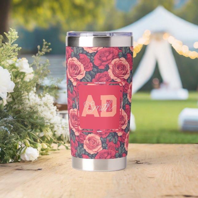 Best Rose Floral Kids’ Birthday Thermobecher (Hochzeit (gedreht))