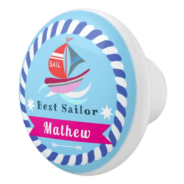 Best Sailor Baby Light Blue Keramikknauf (Rechts)