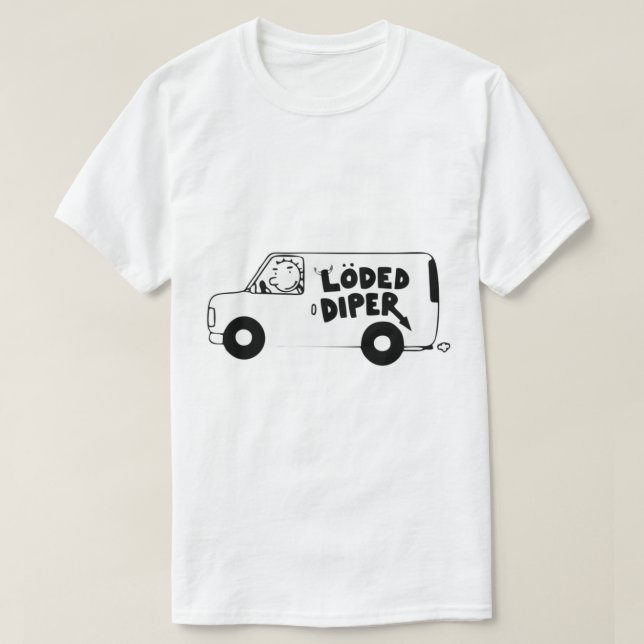 BEST SELLER - Loded Diper Merchandise T-Shirt (Design vorne)