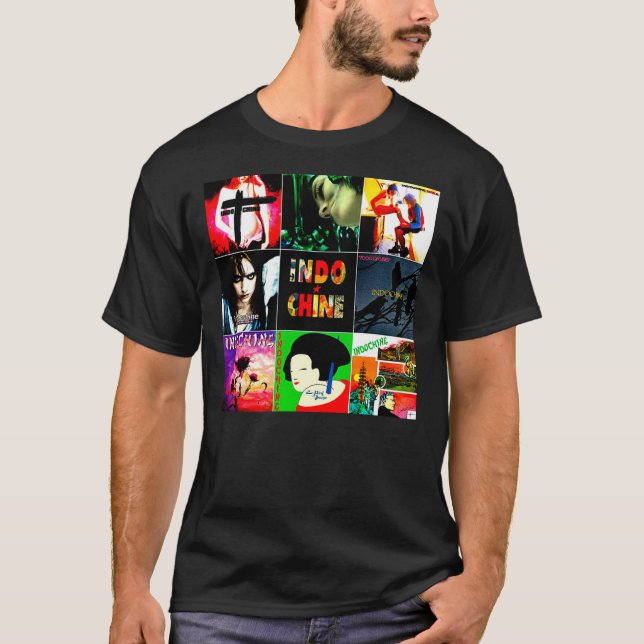 Best-Seller-Logo-Musik-Indochine-Band von Wila T-Shirt (Vorderseite)