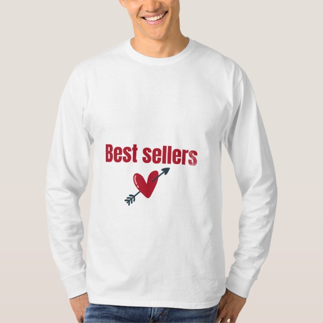 Best Sellers Valentine Heart Arrow T-Shirt (Vorderseite)