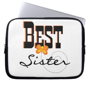 Best Sister Butterfly Geschenke Laptopschutzhülle