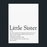 Best Sister Ever Definition Fun Modern Postkarte<br><div class="desc">Personalisieren Sie für Ihre besondere Schwester oder Hermana (klein oder groß),  um ein einzigartiges Geschenk zu schaffen. Ein perfekter Weg,  ihr zu zeigen,  wie phantastisch sie jeden Tag ist. Entwickelt von Thisisnotme©</div>