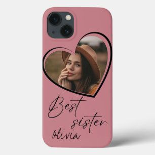 Best Sister Foto Elegante Moderne Kunst, Dichtung Case-Mate iPhone Hülle
