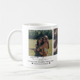 Best Sister | Modernes Minimal-3-Foto Kaffeetasse