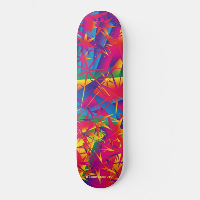 BEST SKATEBOARDS - RADICAL STARS - PRO SHREDDERS (Vorderseite)