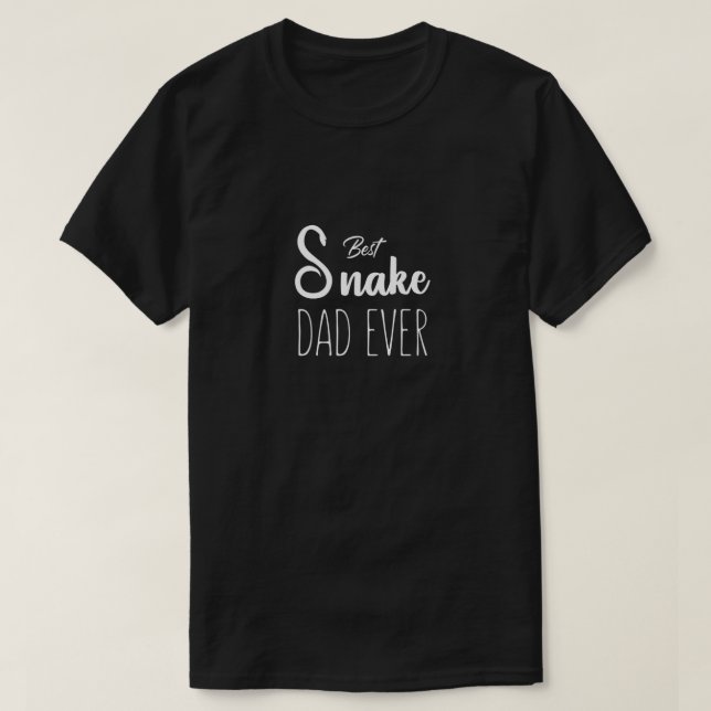Best Snake Vater je T - Shirt (Design vorne)