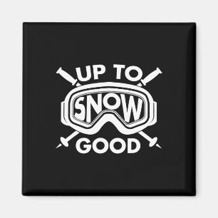 Best Snowboard Skifahren - Niedliche Skifahrer Män Magnet