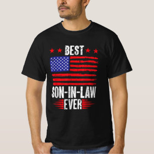 Best Son-in-Law-Wiedersehen aller US-Flaggenfamili T-Shirt