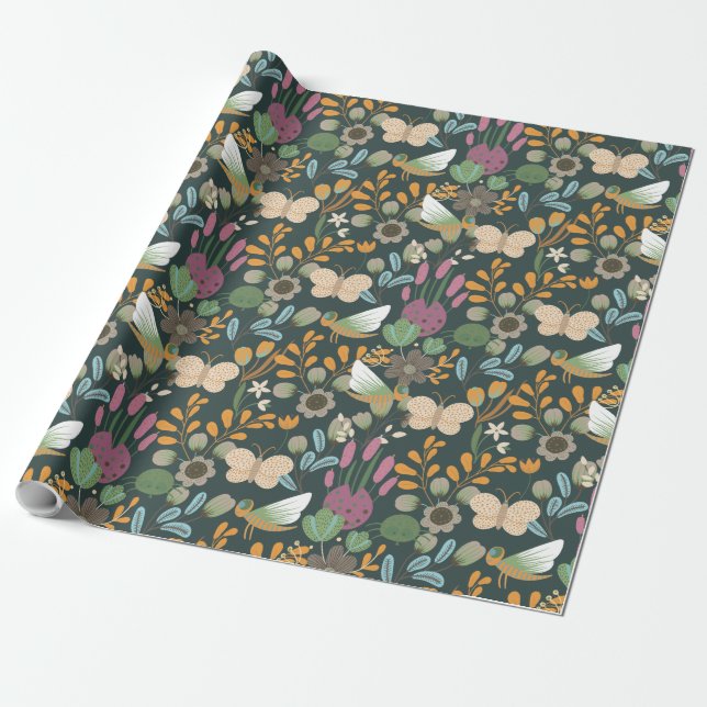 Best Spring Pattern Geschenkpapier (Ungerollt)