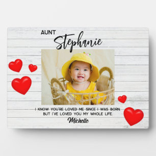 Best Tante Niece Nephew Mothers'Day Sister Foto Fotoplatte