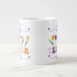 Best teacher ever, Custom mug for teacher Jumbo-Tasse