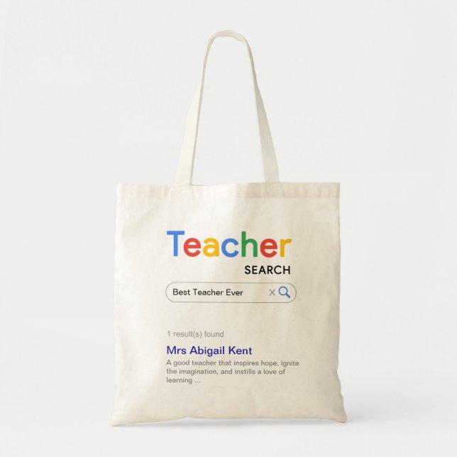Best Teacher je Tragetaschen Suchergebnis Motor (Vorne)