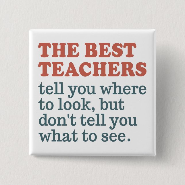 BEST TEACHERS custom color button (Vorderseite)
