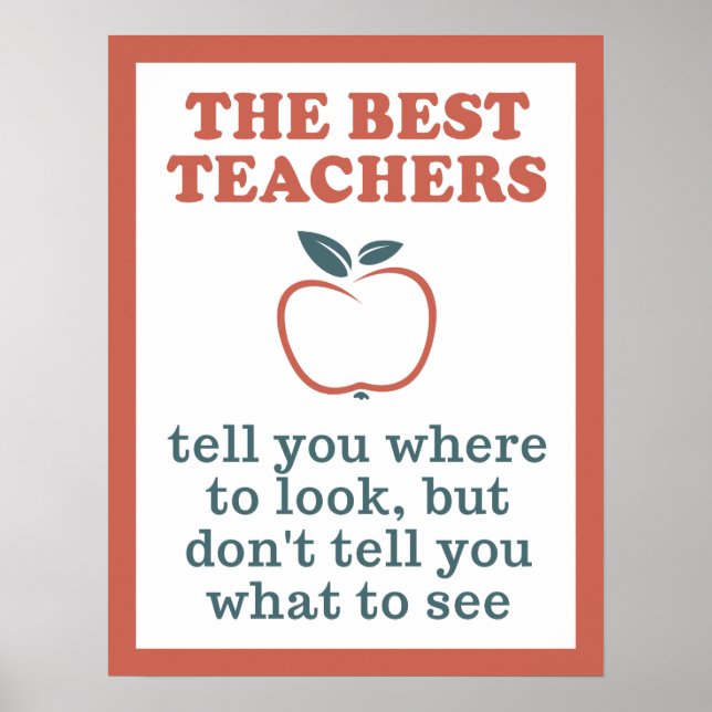 BEST TEACHERS poster (Devant)