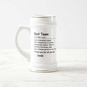 Best Team Definition Mitarbeiterbewertung Custom Bierglas