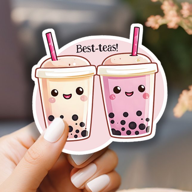Best Teas Boba Tea Kawaii Aufkleber (Von Creator hochgeladen)