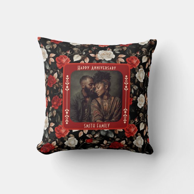 Best True Love 15Th Anniversary Throw Pillow  Kissen (Vorderseite)