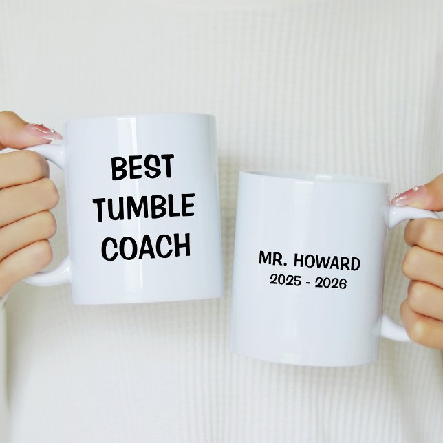 Best Tumble Coach with Name Kaffeetasse (Von Creator hochgeladen)