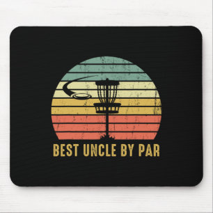 Best Uncle by Par Funny Disc Golf Geschenk für Män Mousepad