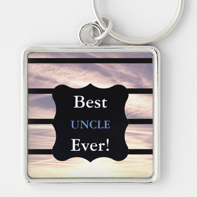 Best Uncle Ever Design Schlüsselanhänger (Vorne)