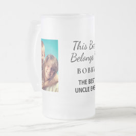 Best Uncle Ever Foto Mattglas Bierglas