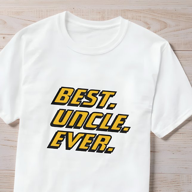 Best Uncle Ever Modern Racing T-Shirt (Von Creator hochgeladen)