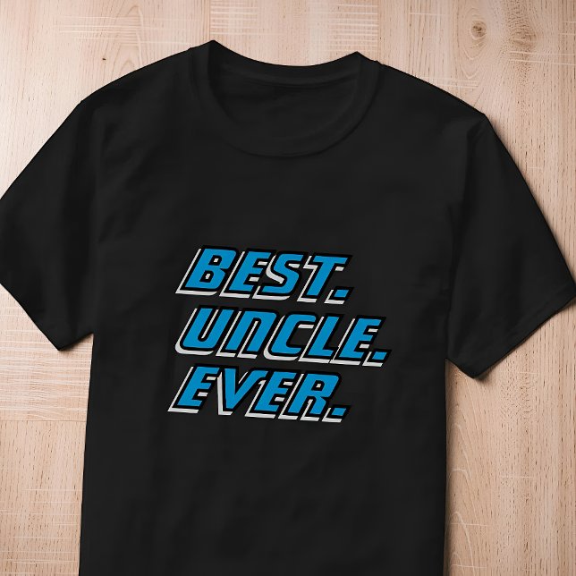 Best Uncle Ever Modern Racing T-Shirt (Von Creator hochgeladen)