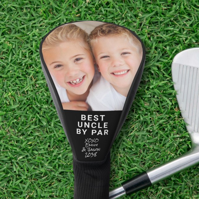 Best Uncle Foto Black Golf Headcover (Von Creator hochgeladen)