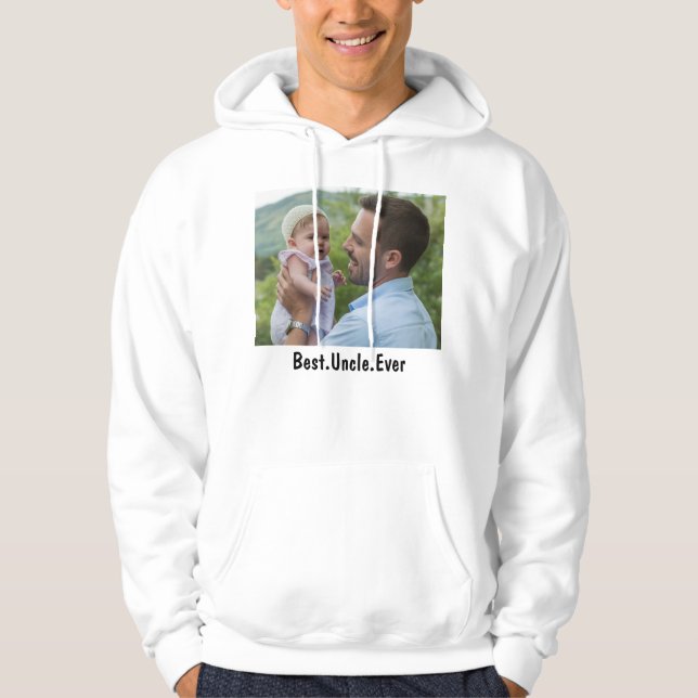 Best Uncle jemals Custom Hoodie (Vorderseite)