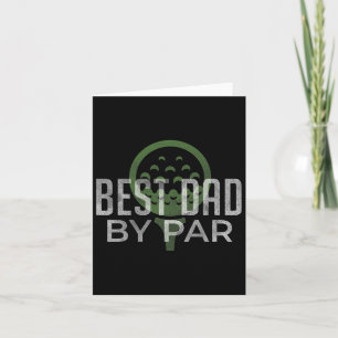 Best Vater 9 Funny Vathday Golf Vater Golfliebhabe Karte