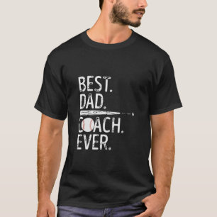 Best Vater Baseball Coach je T-Shirt
