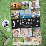 BEST VATER BY PAR 12 FotoCollage Personalisiert Golfhandtuch<br><div class="desc">Erstellen Sie ein einzigartiges Foto-Memory-Golf-Handtuch für den Golfer-Vater, indem Sie dieses leicht hochzuladende Foto-Collage-Template mit 12 Bildern mit dem empfohlenen lustigen Golf Sprichwort BEST VATER BY PAR verwenden und mit name()s personalisiert sind oder Ihren eigenen Text in Weiß mit einer bearbeitbaren schwarzen Hintergrundfarbe. ÄNDERUNGEN: Sie können die schwarze Hintergrundfarbe oder...</div>