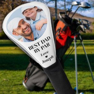 Best Vater by Par Custom Foto Golf Lover Geschenk Headcover