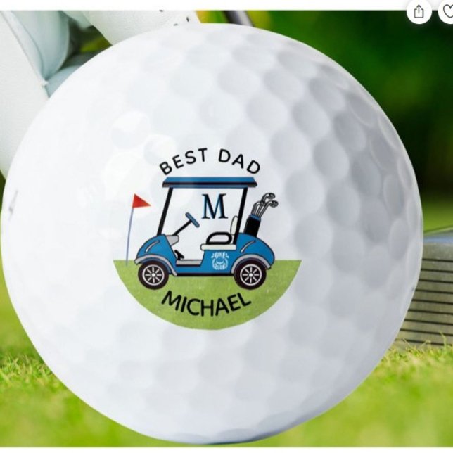 Best Vater Custom Cart Personalisiert Golfball (Von Creator hochgeladen)